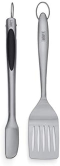 Weber® 2-Piece Barbecue Tool Set with Spatula & Tongs, Stainless Steel by Unknown