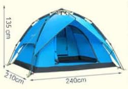 Nyx Camping 3-4 Person Easy Pop Up Waterproof Quick Pitch Tent with Rainfly - Image 6