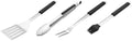 HENCKELS BBQ Grill Tool Set, 4-Piece Stainless Steel Barbecue Accessories with Spatula, Tongs, Fork & Basting Brush, Heavy Duty Outdoor Grilling Kit for Camping, Tailgate & Backyard Cooking by Unknown