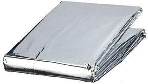 ASA TECHMED Emergency Mylar Thermal Blankets Bulk, Space Blanket Survival kit Camping Blanket, First Aid Kit for Outdoors, Survival, Hiking, Natural Disasters, First Aid, Marathons. 5 Pcs