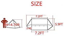 2 Person Survival Shelter with Mesh for Hiking Camping Tent - Image 2