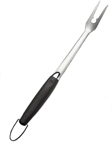 3 Piece Stainless Steel BBQ Grill Tool Set w/Tongs, Spatula & Fork - Accessories for Outdoor Barbecue Grills (3 Piece Set) - Image 7