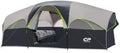 CAMPROS CP 8 Person Camping Tent, Room Divider, Rainfly, Weather Resistant by CAMPROSTents