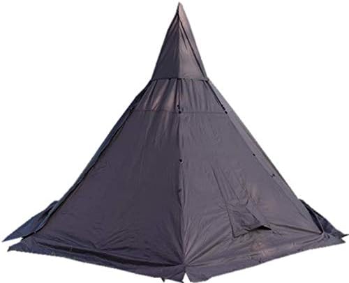 3 Person Tipi Hot Tent 2 Doors Camping Teepee Tent with Stove Jack 7.2FT 4 Season Teepee Tents for Family Team by Unknown