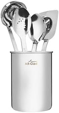 All-Clad 5-Piece Stainless Steel Kitchen Utensil Set by Unknown