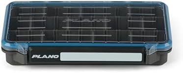 Plano StowAway 3600 Waterproof Stow Tackle Box, IPX7 Waterproof Rating, with Rustricor, Single Latch Design, Transparent DuraView Lid, Stackable Storage for Fishing Bait, Lures and Gear by PLANO%C2%AEOutdoors