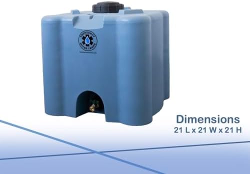 30 Gallon Stackable Emergency Water Storage Tank – Heavy-Duty Water Barrel for Long-Term Drinking Water or Preparedness - Image 3