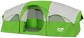 CAMPROS CP 8 Person Camping Tent, Room Divider, Rainfly, Weather Resistant by CAMPROSTents