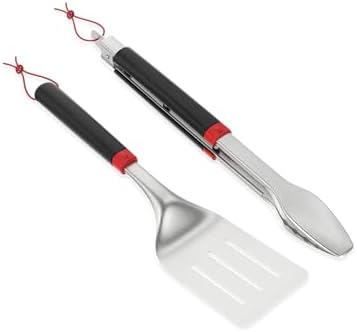 Weber® Value Tools Spatula & Tongs Set of 2 – Stainless Steel by Unknown