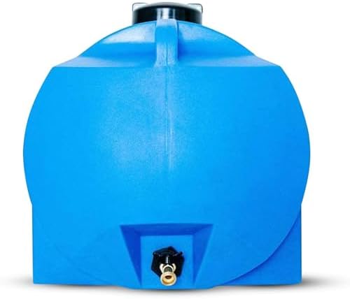 WaterPrepared 35 Gallon Portable Utility Water Tank, Blue - Image 4