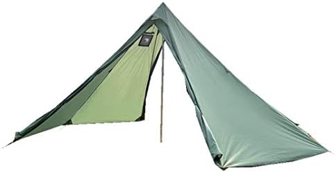 4 Person Tipi Hot Tent with Fire Retardant Stove Jack for Flue Pipes with 2 Doors Height 6.56FT - Image 6