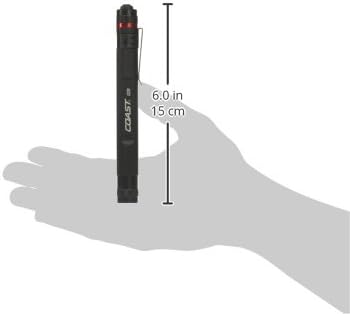Coast G20 Inspection Beam LED Penlight with Adjustable Pocket Clip and Consistent Edge-to-Edge Brightness, Black, 54 lumens, 1 Count, (Pack of 2)