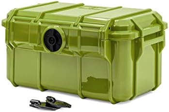 Seahorse 58 Portable Waterproof Dry Box Protective Case with Pick and Pluck Foam - Travel Safe/Mil Spec / IP67 Waterproof/USA Made - for Cameras, Ammunition, Rifle Ammo, Smell Proof (Green) - Image 4