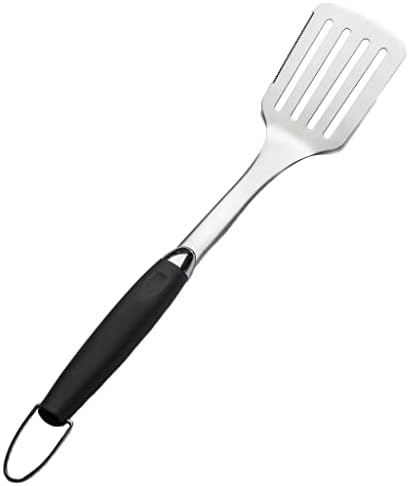 3 Piece Stainless Steel BBQ Grill Tool Set w/Tongs, Spatula & Fork - Accessories for Outdoor Barbecue Grills (3 Piece Set) - Image 5