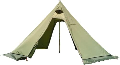Ultralight 3-4 Person Teepee Tent with Snow-Skirt and Stove Jack Without Mesh Backpacking Outdoor Tent - Image 3
