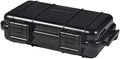 Dry Storage Box, Shockproof Waterproof Box with 2 U‑Shape Buckle, Plastic Storage Container for Cameras, Phones, Camping, Fishing, Hiking(Large-Black) by Yuecoom