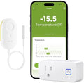 MOCREO WiFi Freezer Thermometer with Alarm, Wireless Refrigerator Temperature Sensor with Remote App Notification, Email Alert, 2 Years Free Data Export, for Home Kitchen Fridge Hot Tub by MOCREO