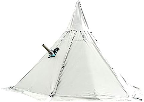 4 Season Waterproof Teepee Tent Yurt with Stove Jack for Adult Camping Hiking, Height 7.8FT/240CM by WINTENT