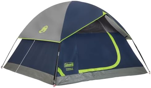 Coleman Sundome Camping Tent with Rainfly, 2/3/4/6 Person Tent Sets Up in 10 Mins, Weatherproof Shelter for Camping, Festivals, Backyard, Sleepovers, & More by Unknown