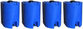 WaterPrepared 55 Gal Stackable Design Utility Water Tank with Large Cap (4 Pack) by WaterPrepared