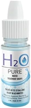 H2O Pure Water Preserver Drops – Long Term Water Storage Additive, 1 Pack by Epic
