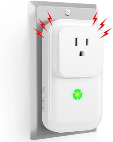 Power Failure Alarm, 120dB Power Outage Alarm for Freezer, Extender Socket by Satisure