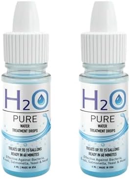 H2O Pure Water Preserver Drops – Long Term Water Storage Additive, 2 Pack by Epic