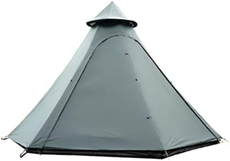 PlayDo Waterproof 380CM/12.5ft Camping Teepee Tent Yurt Tent with Screen for Outdoor Camping Hiking Hunting 4 Persons by Blowuprooftentsinflatable