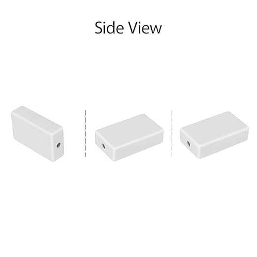 LeMotech Project Box 5 Pieces ABS Plastic Electrical Project Case Small Junction Box for Electronics White 2.36 x 1.42 x 0.67 inch (60 x 36 x 17 mm)
