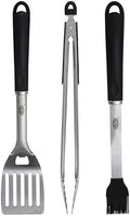 Kingsford 3-Piece Rust-Resistant Stainless Steel BBQ Tool Set, 3 Count by Kingsford