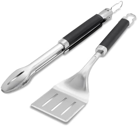Weber® Precision Tongs & Spatula Grilling Tool Set, Stainless Steel - Image 6