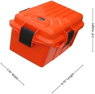 MTM S1072-35 Survivor Dry Box Small 10"x7"x3", Orange - Image 3