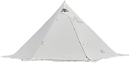 Tipi Hot Tent with Fire Retardant Stove Jack for Flue Pipes, 3~4 Person, Lightweight, Teepee Tents with Snow Skirt for Family Team Outdoor Backpacking Camping Hiking by Vilemoon