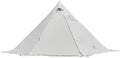 Tipi Hot Tent with Fire Retardant Stove Jack for Flue Pipes, 3~4 Person, Lightweight, Teepee Tents with Snow Skirt for Family Team Outdoor Backpacking Camping Hiking by Vilemoon