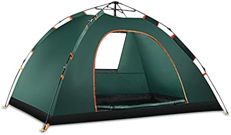 Ergocar Camping Tent 210T Oxford Cloth Waterproof Windproof Dome Adults Tent, 2-4 Man Ultraligh Ventilated 2 Doors & 2 Windows Pop up Tent for Family Long Trip, Hiking & Fishing by Ergocar