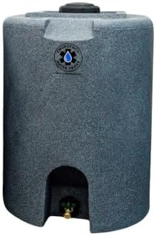 55 Gallon Stackable Emergency Water Storage Tank – Food Grade BPA-Free Water Container for Long-Term Home Preparedness (Granite) by Unknown