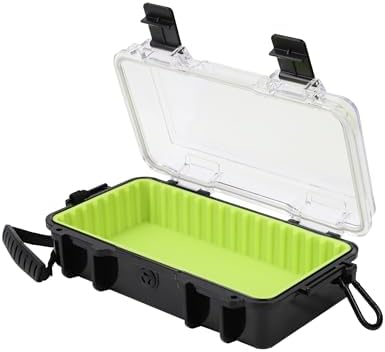 Avlcoaky Waterproof Box Dry Box Waterproof Containers, Protective Case 10" L x 5" W x 2.5" H Watertight Storage Box Kayaking Boat Waterproof Boxes by Avlcoaky