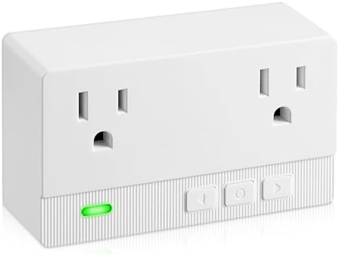 Power Failure Alarm with 2 Socket,80-110dB Adjustable Freezer Alarm with 4 Siren,Power Loss Alert with LED Indicator,Blackout Alert for GFI/GFCI Trips,Refrigerator,Aquarium Air Pump by BCY+hohipi
