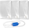 Emergency Drinking Water Storage 45 Gallon 3 Pack, Food-Grade Bathtub Bladder, BPA-Free, Ideal for Emergency Water Bank, Camping, RV Traveling, Hurricane, Storm & Disaster Preparedness Supplies (3) by Godwolf