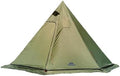 Tipi Hot Tent with Fire Retardant Stove Jack for Flue Pipes, 3~4 Person, Lightweight, Teepee Tents with Snow Skirt for Family Team Outdoor Backpacking Camping Hiking by Vilemoon