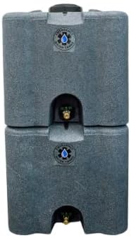 30 Gallon Stackable Emergency Water Storage Tank – Heavy-Duty Water Barrel for Long-Term Drinking Water or Preparedness (Granite) - Image 4
