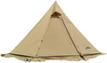 Tipi Hot Tent with Fire Retardant Stove Jack for Flue Pipes, 3~4 Person, Lightweight, Teepee Tents with Snow Skirt for Family Team Outdoor Backpacking Camping Hiking by Vilemoon