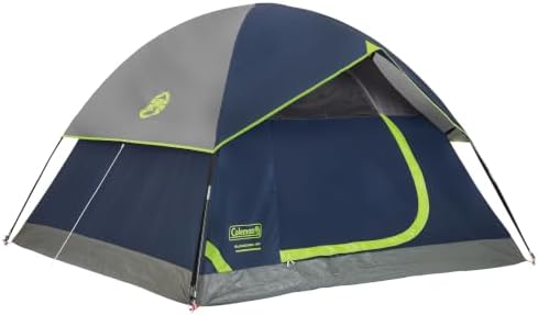 Coleman Sundome Camping Tent with Rainfly, 2/3/4/6 Person Tent Sets Up in 10 Mins, Weatherproof Shelter for Camping, Festivals, Backyard, Sleepovers, & More by Unknown