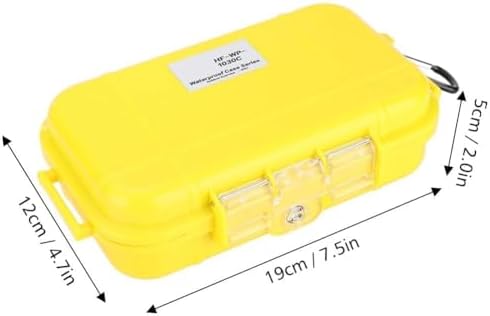 HERCHR Dry Box Outdoor Waterproof Airtight Storage Case Hard Shell Wet Dry Box Carry Box Tackle Organization for Camping, Fishing - Image 2