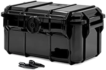Seahorse 58 Portable Waterproof Dry Box Protective Case with Pick and Pluck Foam - Travel Safe/Mil Spec / IP67 Waterproof/USA Made - for Cameras, Ammunition, Rifle Ammo, Smell Proof (Black) - Image 4