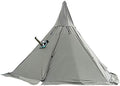 LUSTAR Pyramid Tent with Chimney Hole/Tower Smokestack Tent Park Survival Single Layer Indian Tent by LUSTAR