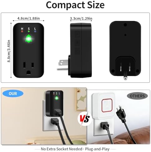 Power Failure Alarm, WiFi Power Outage Alarm for Freezer, App Notifications - Image 2