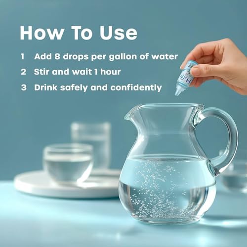 H2O Pure Water Preserver Drops – Long Term Water Storage Additive, 1 Pack - Image 5