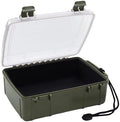 Large Waterproof Box Container Olive Green Tactical Dry Box- Airtight Floating Watertight Boat Drybox, Crushproof Impact-Resistant Protective Hard Case for Survival, Electronics & Outdoor Gear by Uxwuy