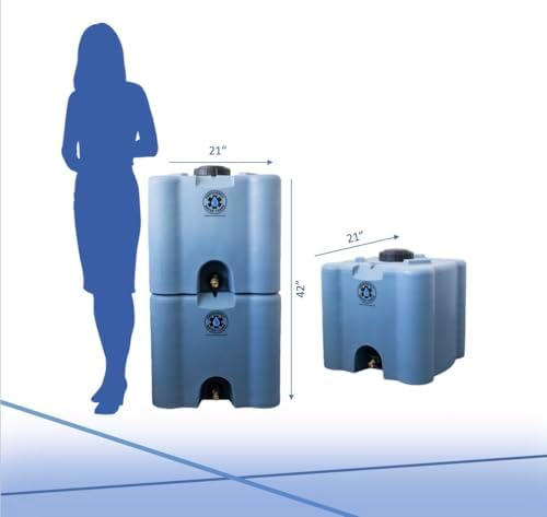 30 Gallon Stackable Emergency Water Storage Tank – Heavy-Duty Water Barrel for Long-Term Drinking Water or Preparedness - Image 7